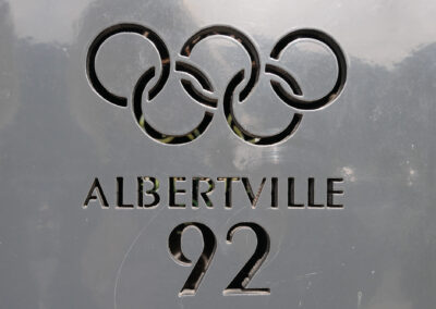 Plaque des jeux olympiques de 1992 Albertville