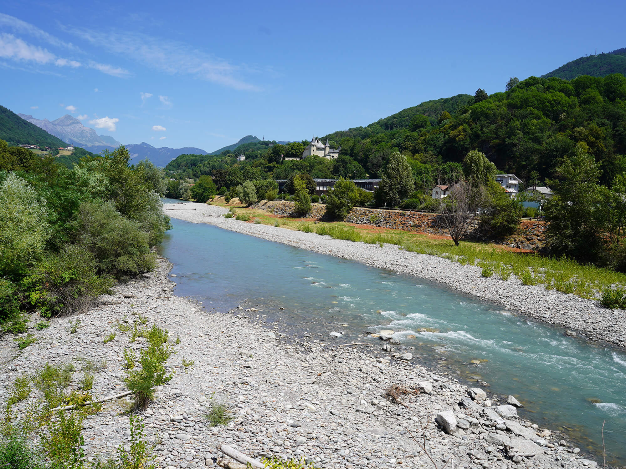 Vue du Pont du Mirantin à Albertville