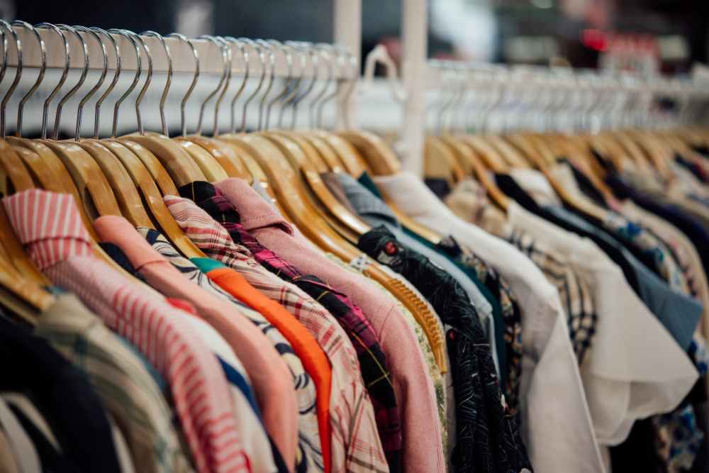 déballage, vêtements, brocante, vide grenier