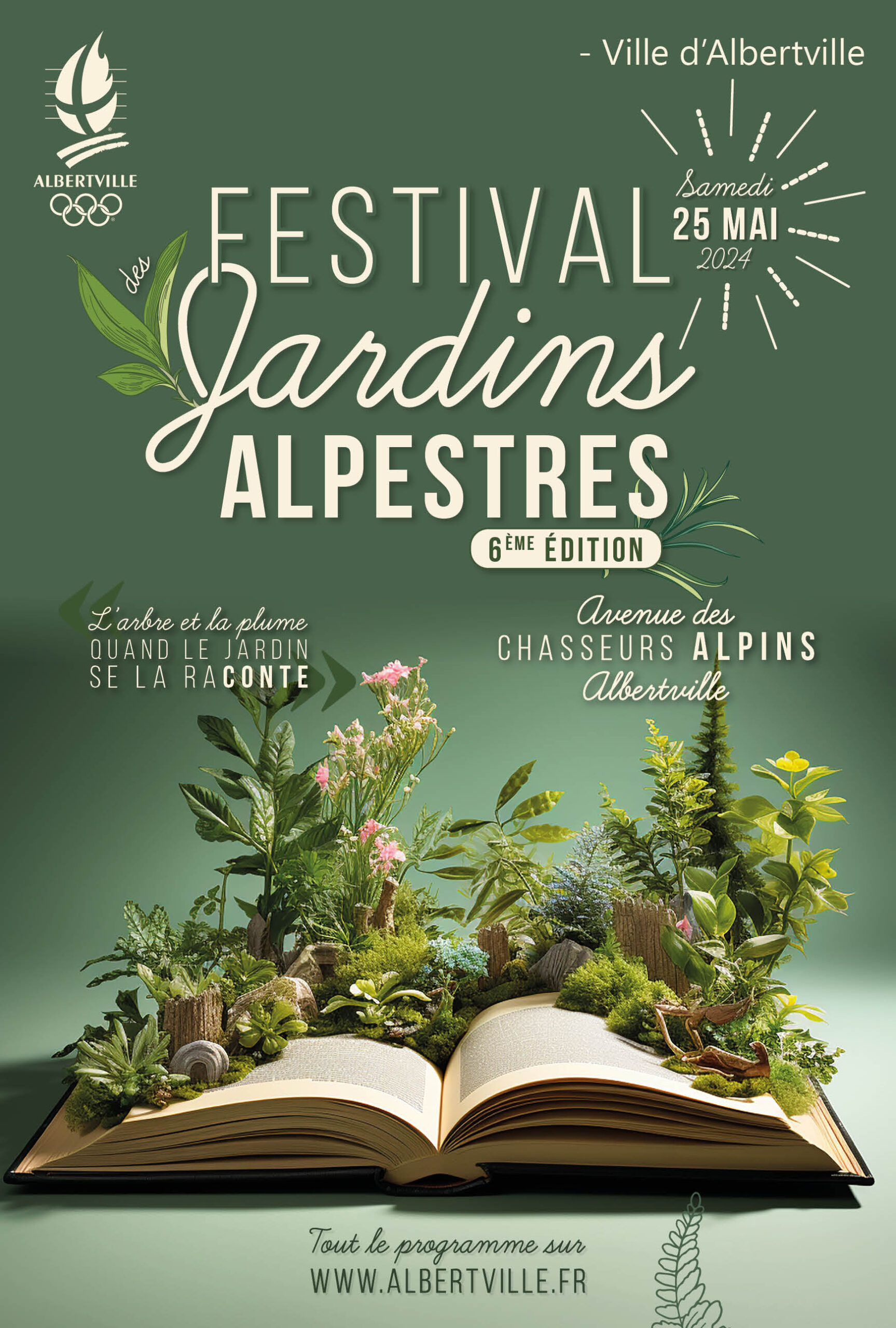 affiche 6ème édition du festival des jardins alpestres
