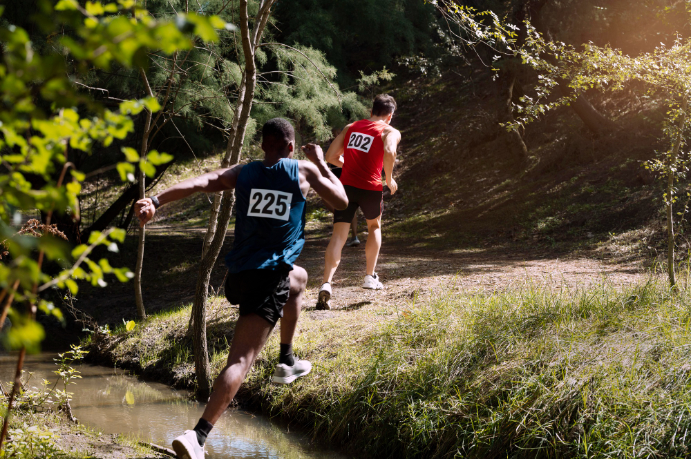 Trail, course, coureurs, sport