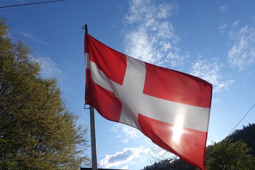 Drapeau Savoie A albertville