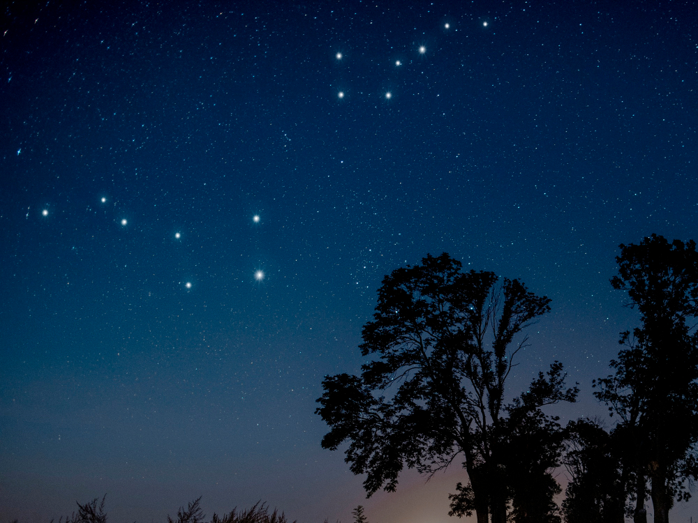 étoile, ciel étoilé, nuit, observation, grande ours, petite ours, astronomie